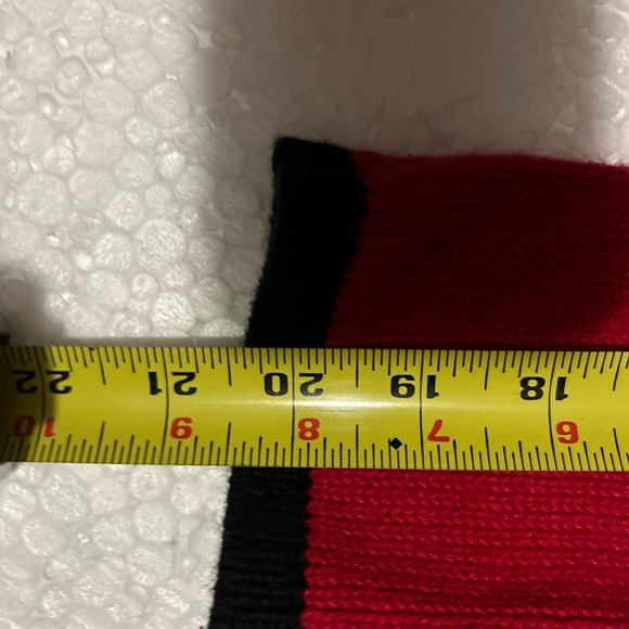 Tiara International Red Cardigan Sweater Embellished Size small. - Picture 7 of 7